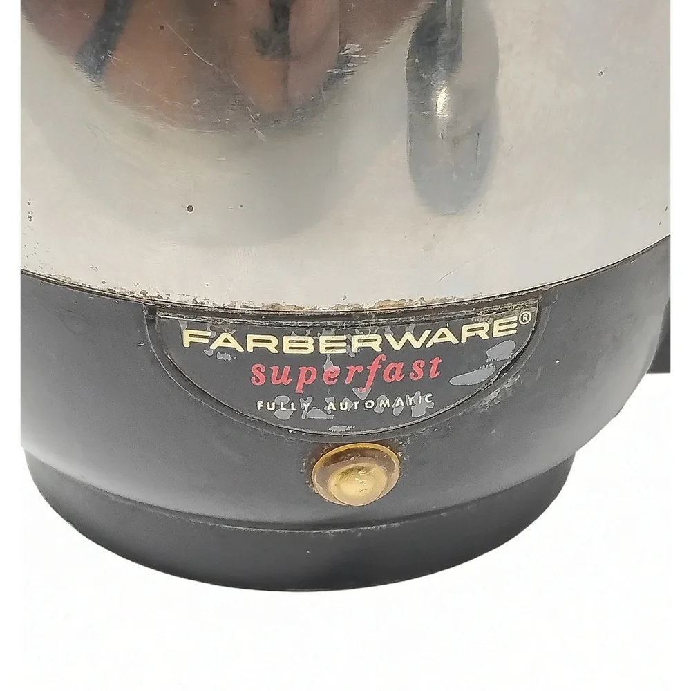 Vintage Farberware Superfast Fully Automatic Electric Percolator Coffee Maker